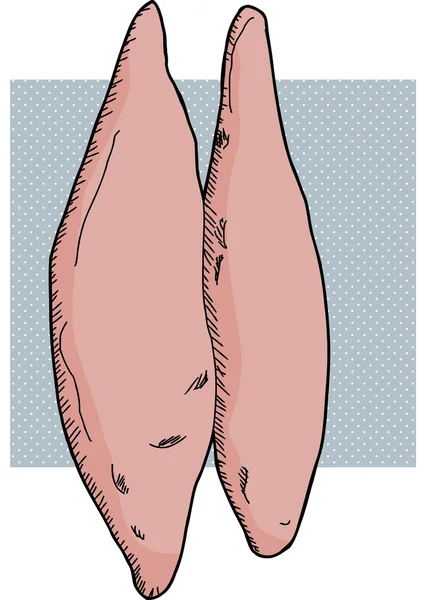Un Thymus Gland — Image vectorielle