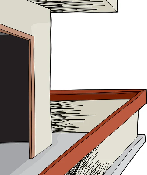 Isolated Patio Doorway — Stock Vector