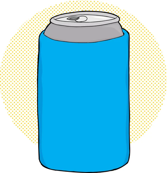 Soda en Can Cooler — Image vectorielle