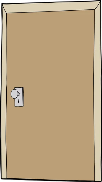 Изолированная дверь — стоковый вектор