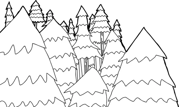 Aperçu des pins — Image vectorielle