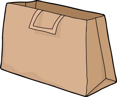 kolları ile alışveriş çantası