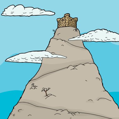 Bulutlar kalede altın