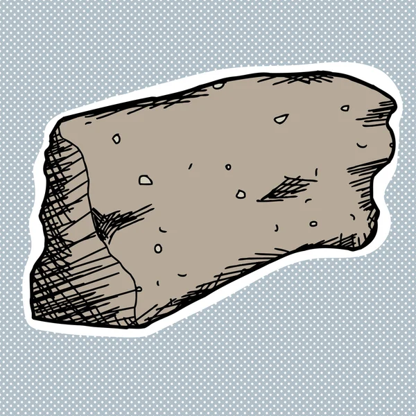 Andesite Rock Sample — Stock Vector
