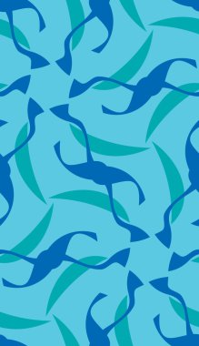 Soyut okyanus su desen