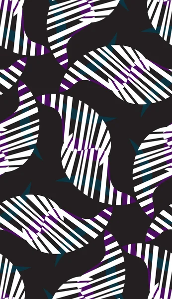 Abstracte Zebra strepen patroon — Stockvector