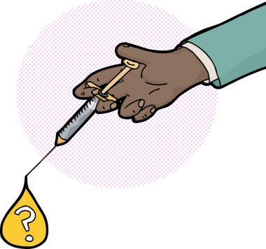 Aşı damlacık içinde soru