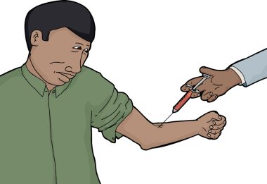 Kan testi ile izole endişeli