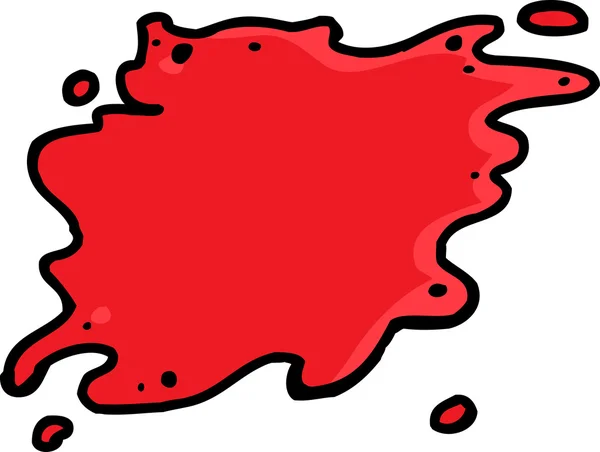 Isolated Blood Stain — Stock Vector