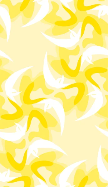 Sin costuras brillantes formas amarillas — Vector de stock
