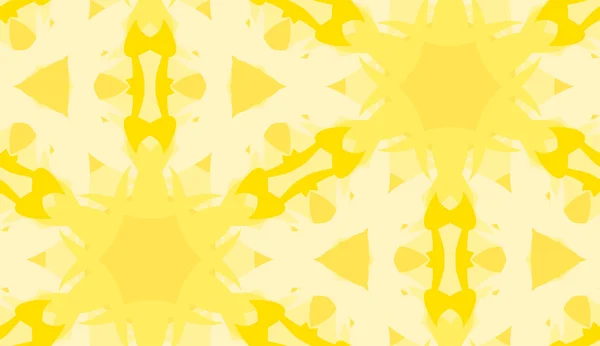 Фігур жовтою Сніжинка — стоковий вектор