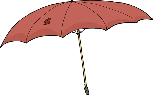 Parapluie isolé endommagé — Image vectorielle