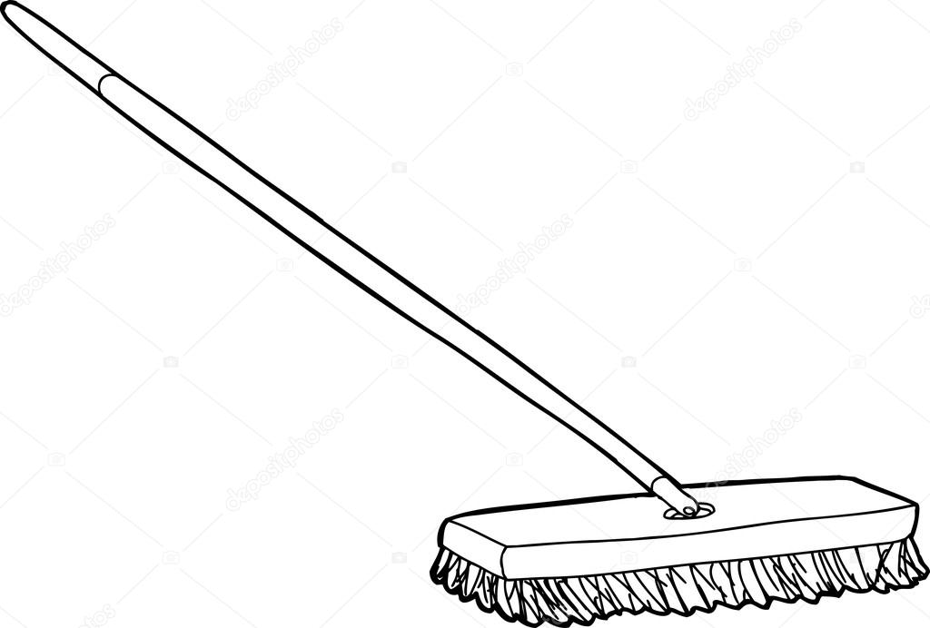 Push Broom Illustration