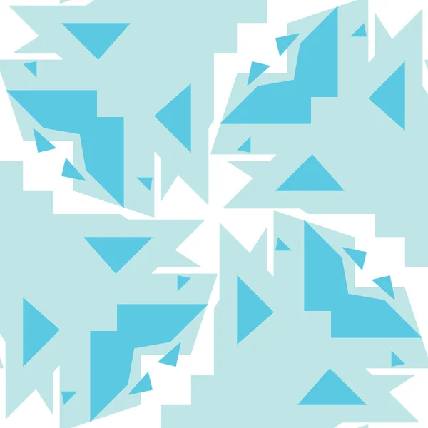 Herhalende driehoekige vorm patroon — Stockvector
