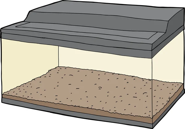 Terrario vuoto — Vettoriale Stock
