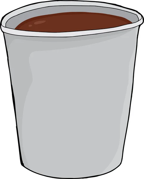 Cacao chaud isolé en tasse — Image vectorielle