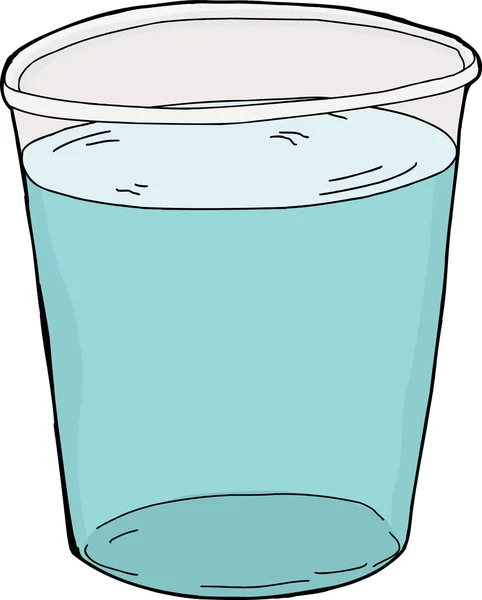 Isolated Cup of Water — Stock Vector