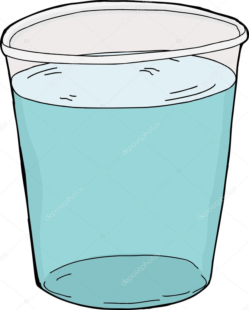 Isolated Cup Of Water Stock Vector Image By C Theblackrhino