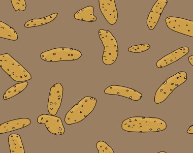 Yinelenen Susam Çubukları Desen