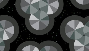 Kesintisiz gri tekerlek şekilleri