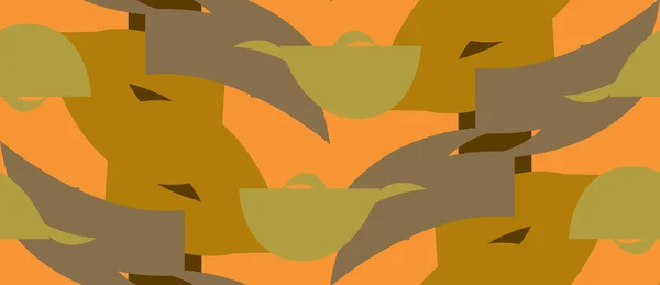 Orangefarbenes abstraktes Muster — Stockvektor