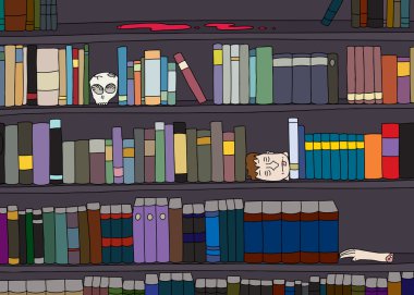 Garip Kütüphane Bookshelf