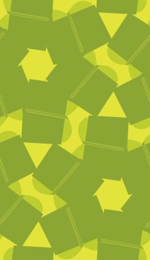 Dikdörtgen çiçek şekil