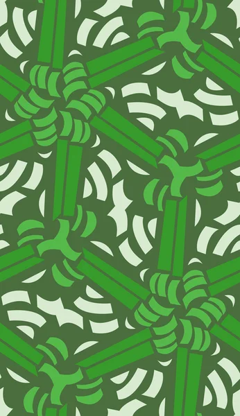 Візерунок зелених кристалів і ліній — стоковий вектор