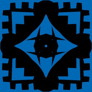 Mavi elmas desen şekilleri yinelenen