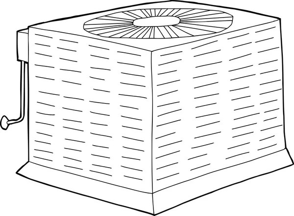 Merkezi Klima özetlenen — Stok Vektör