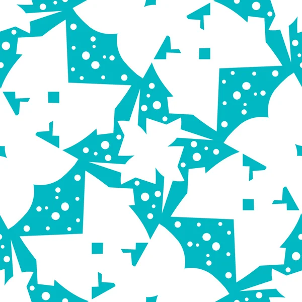 Motyl abstrakcyjne kształty nad niebieski — Wektor stockowy