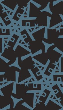 Mavi kar taneleri paterni