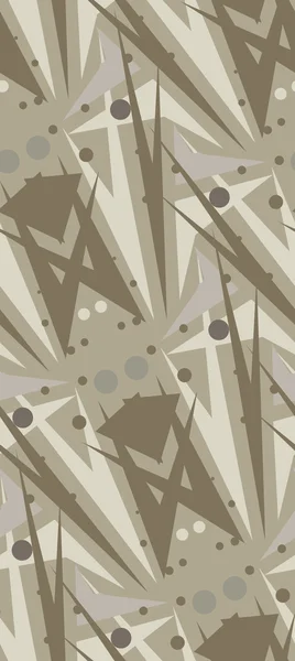 茶色の抽象的なシームレス パターン — ストックベクタ