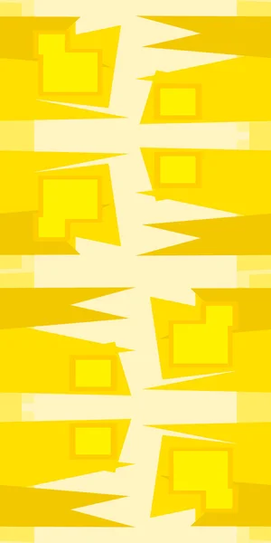Gelbe Spitzformen wiederholen — Stockvektor