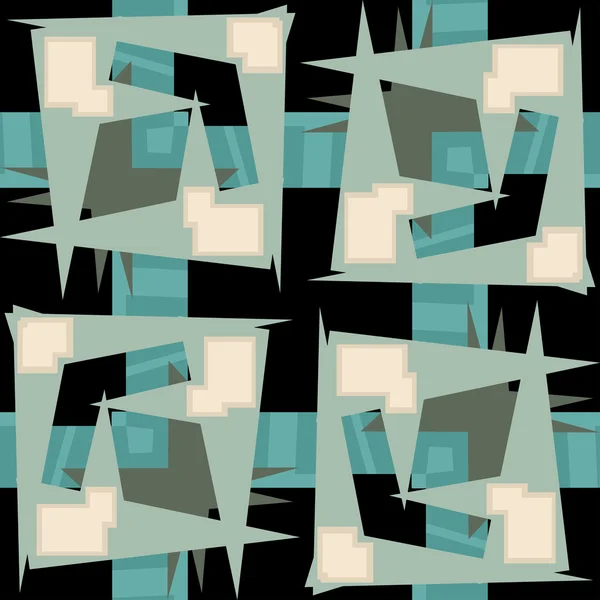 Antecedentes repetitivos rectangulares de cuadrados abstractos — Vector de stock