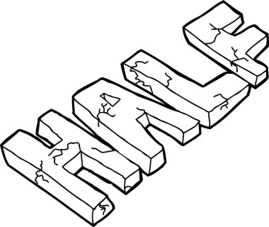 Yarısı kırık deyim anahat