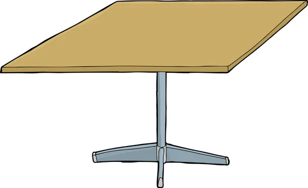 シングル スクエア テーブル — ストックベクタ