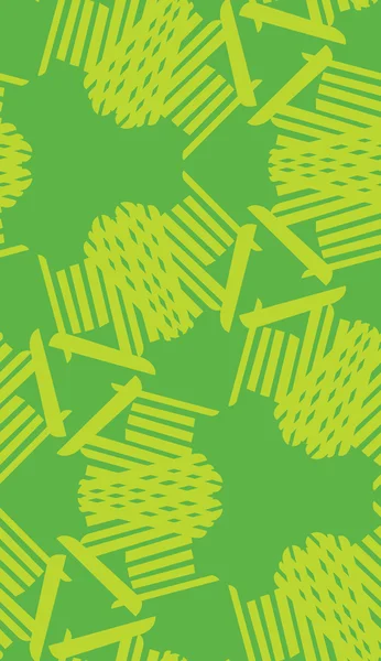 녹색 원활한 선 패턴 — 스톡 벡터