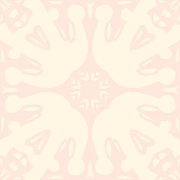Rosa symmetrischer Fliesenhintergrund — Stockvektor