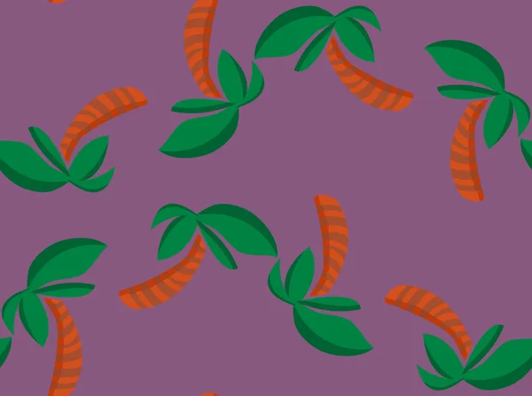 Sich wiederholende Palmenformen Tapete — Stockvektor