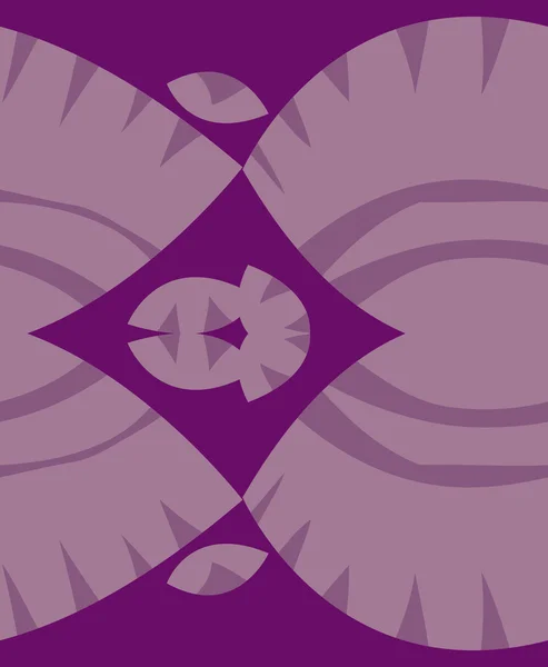 Patrones de concha púrpura abstracta — Vector de stock
