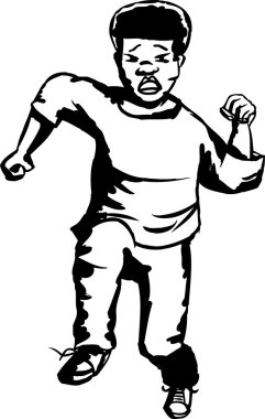 Download Outline Of Scared Child Free Vector Eps Cdr Ai Svg Vector Illustration Graphic Art