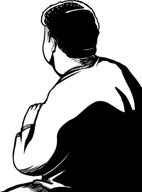 Anahat adam çömelmiş