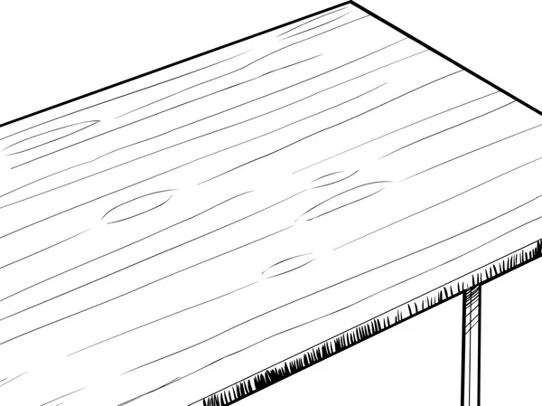 Grundriss der Tabelle — Stockvektor