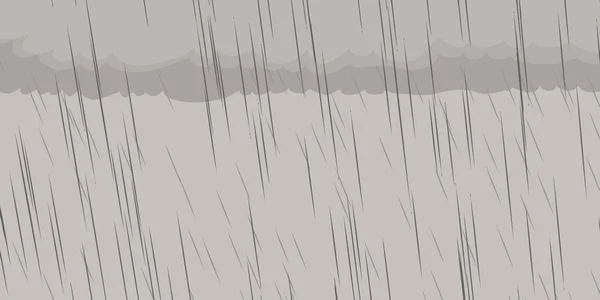 多雨的风暴的背景 — 图库矢量图片