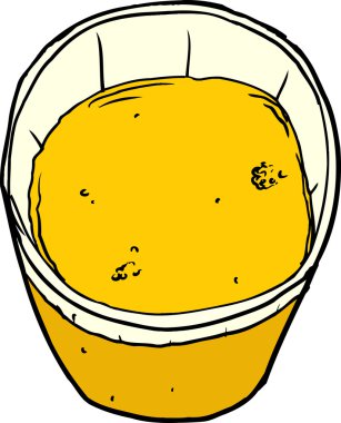 Tam bardak portakal suyu