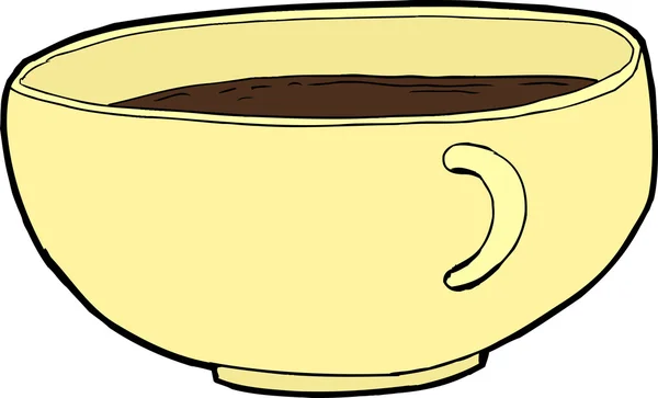 分离出满满一杯咖啡 — 图库矢量图片