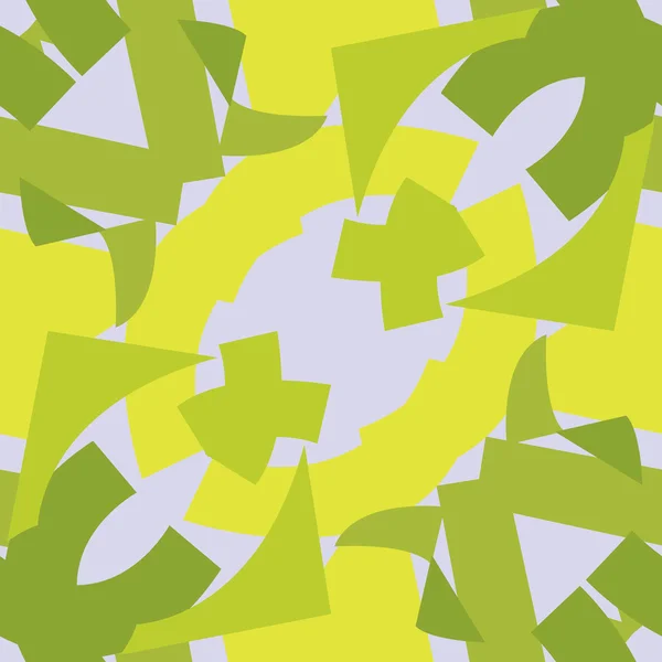 Σχέδιο πράσινο συμμετρική κεραμιδιών — Διανυσματικό Αρχείο