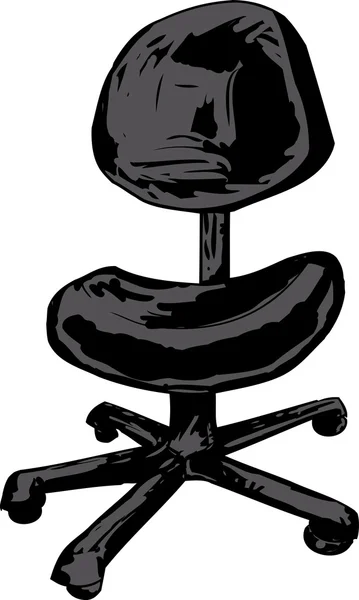 Cadeira de tarefa de escritório único —  Vetores de Stock