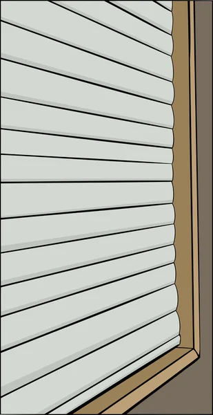 Primer plano de la ventana cerrada — Vector de stock